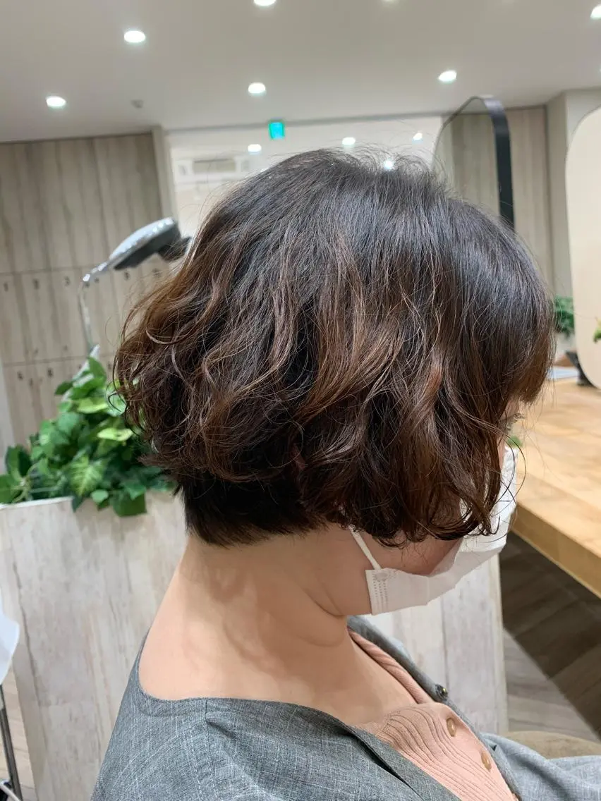 ショート パーマ 松村 知香のヘアスタイル