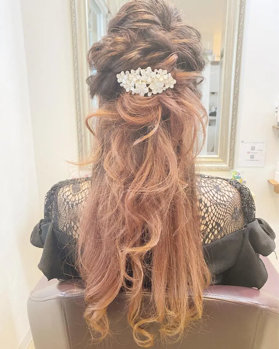 ミディアム カラー イルミナカラー カット ヘアカラー grand juteのヘアスタイル
