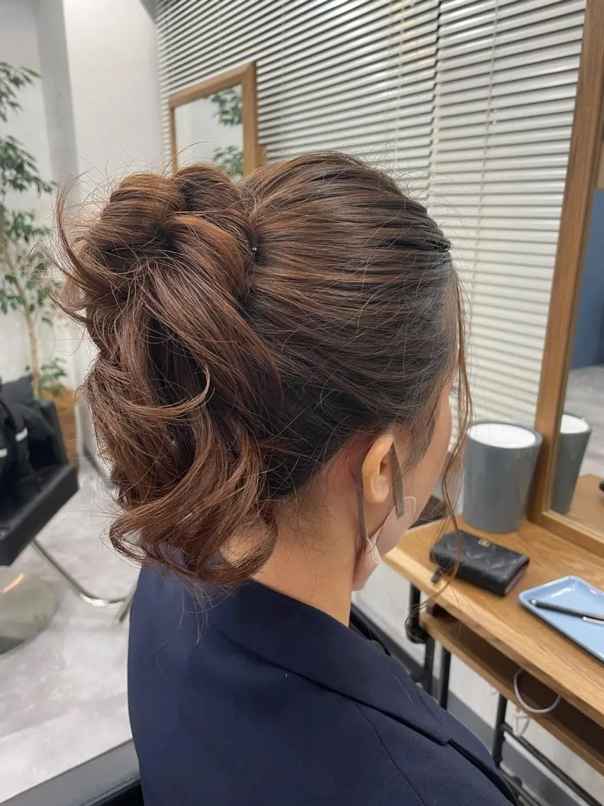 ミディアム ヘアセット OGAWA HIROKIのヘアスタイル