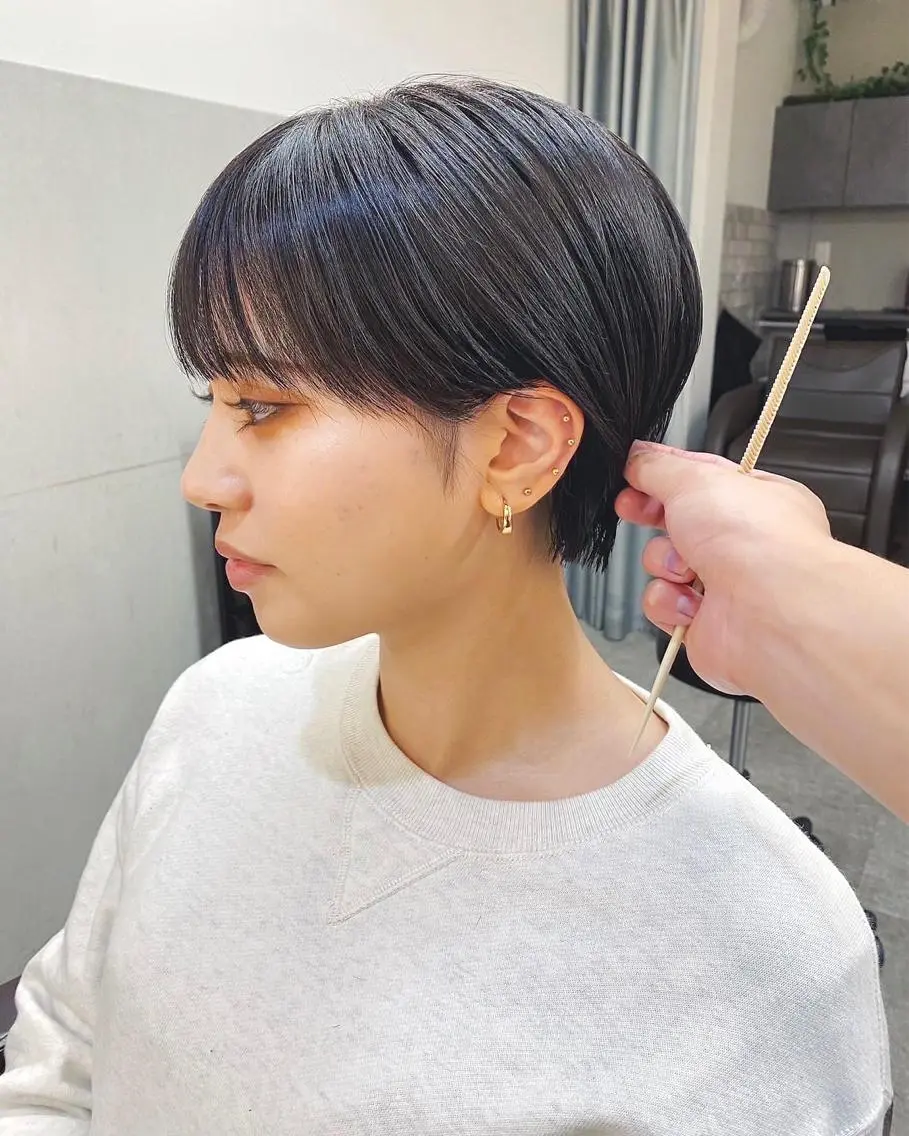 ショート カラー ヘアアレンジ ヘアカラー トリートメント 🎀暖色カラー🎀 ♡yurika♡のヘアスタイル
