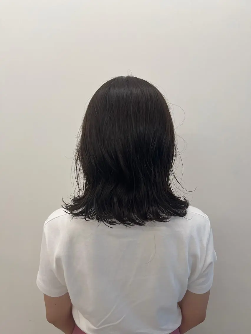 ミディアム パーマ 韓国好き🇰🇷 美容師MIKUのヘアスタイル