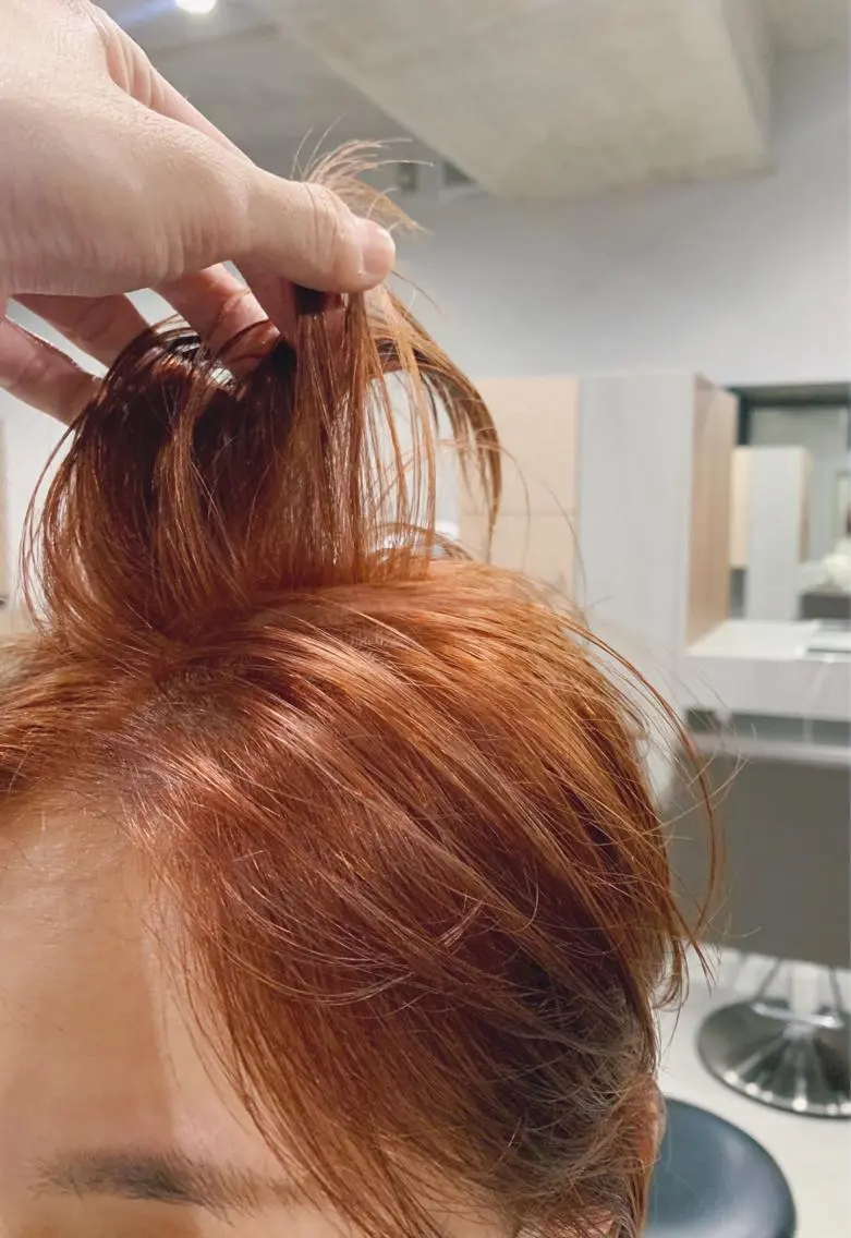 ショート カラー ボブパーマコテ巻き風 パーマNo1深江秀平のヘアスタイル