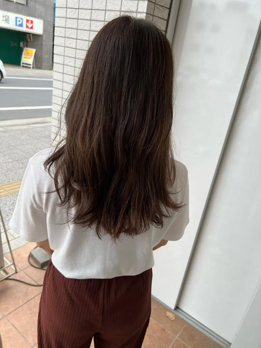 セミロング Mika Haraguchiのヘアスタイル