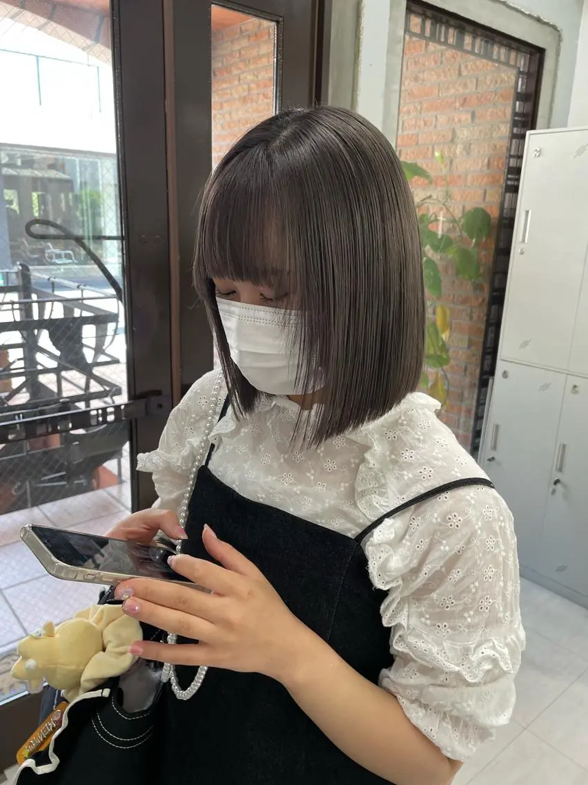 ショート アッシュ ピンクブラウン ボブ 学生 当日予約大歓迎💕/ Chisatoのその他イメージ