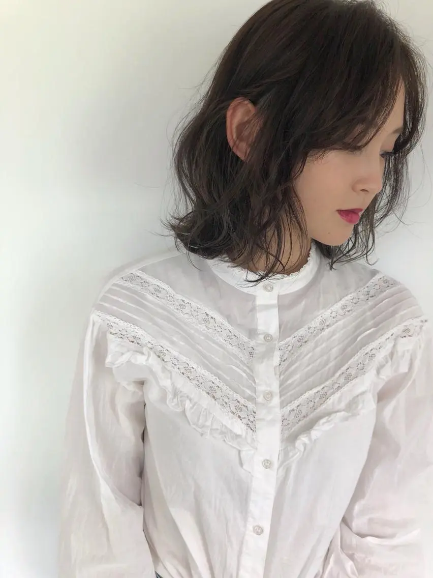 ミディアム カラー レイヤーカット特化 🎀エリコ🌈のヘアスタイル