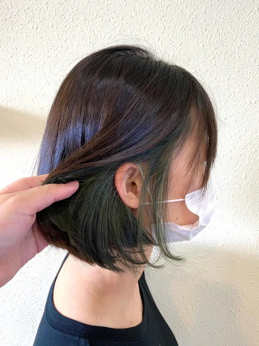 ミディアム ヘアカラー トリートメント 中川 茜里のヘアスタイル