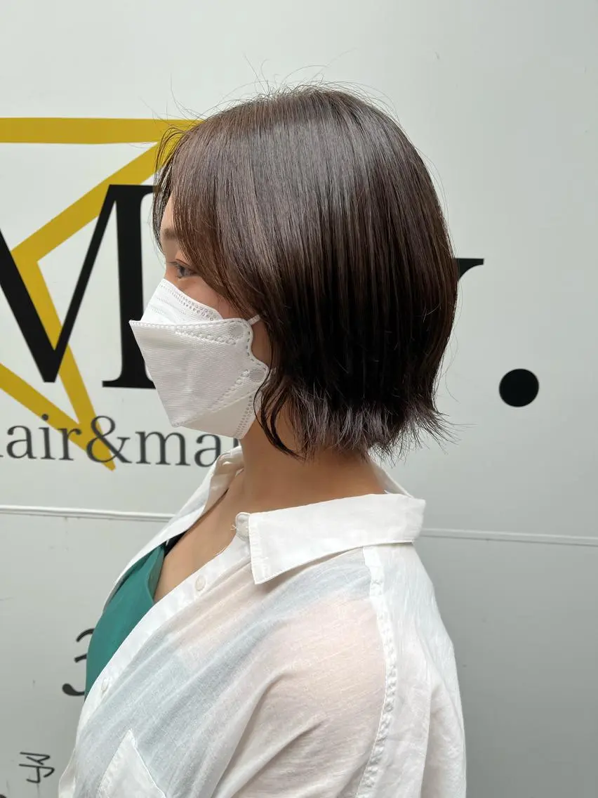 ショート カラー オリーブカラー 髪質改善✨/中屋敷 はじめのヘアスタイル