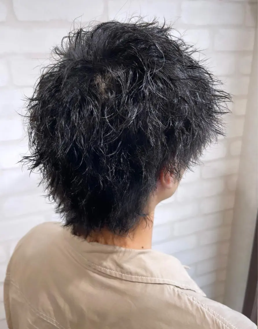 ショート パーマ メンズ ANDIAMO SAKAE🍁楓のヘアスタイル