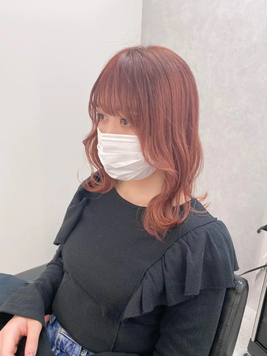 ミディアム カラー 髪質改善、縮毛矯正/ ネモト　マサヒデのヘアスタイル