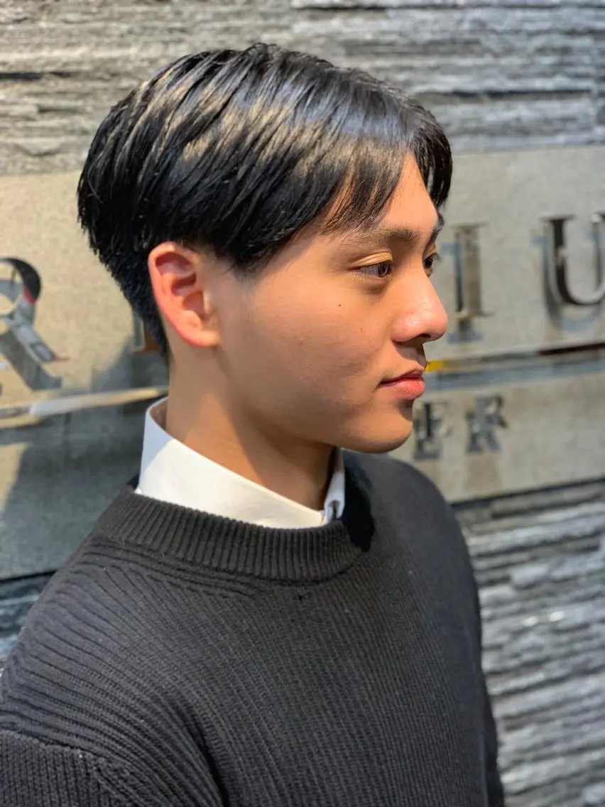ミディアム メンズ 石川 裕大のヘアスタイル