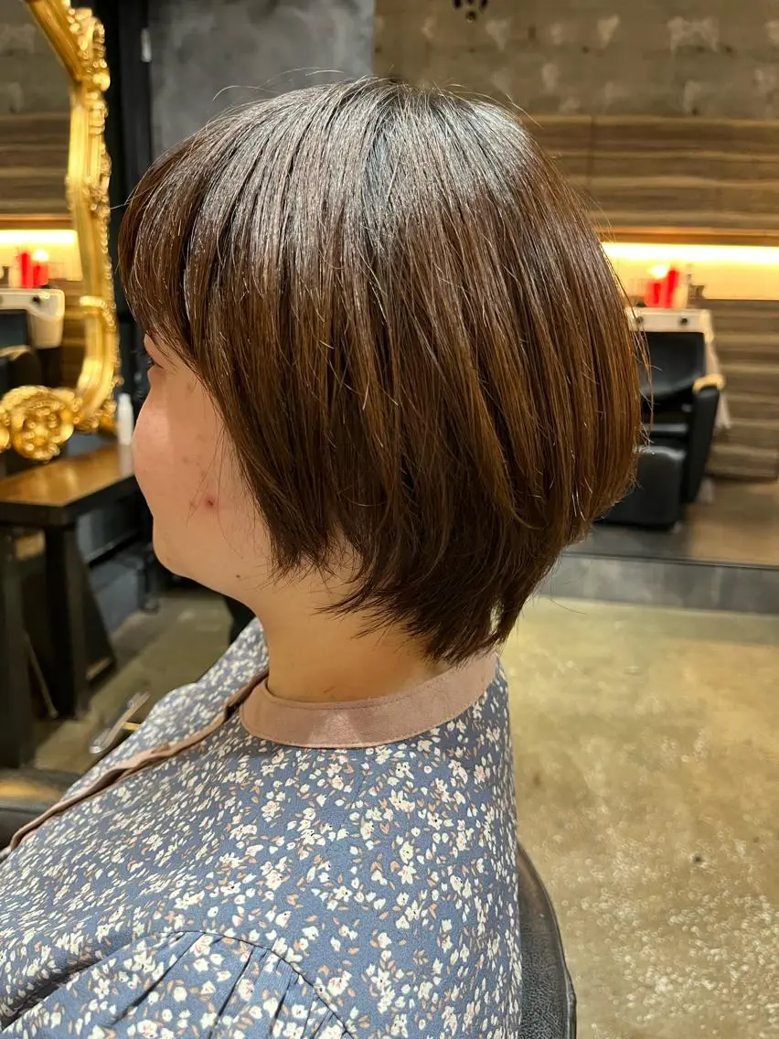 ショート ショートヘア 高橋 まこのヘアスタイル