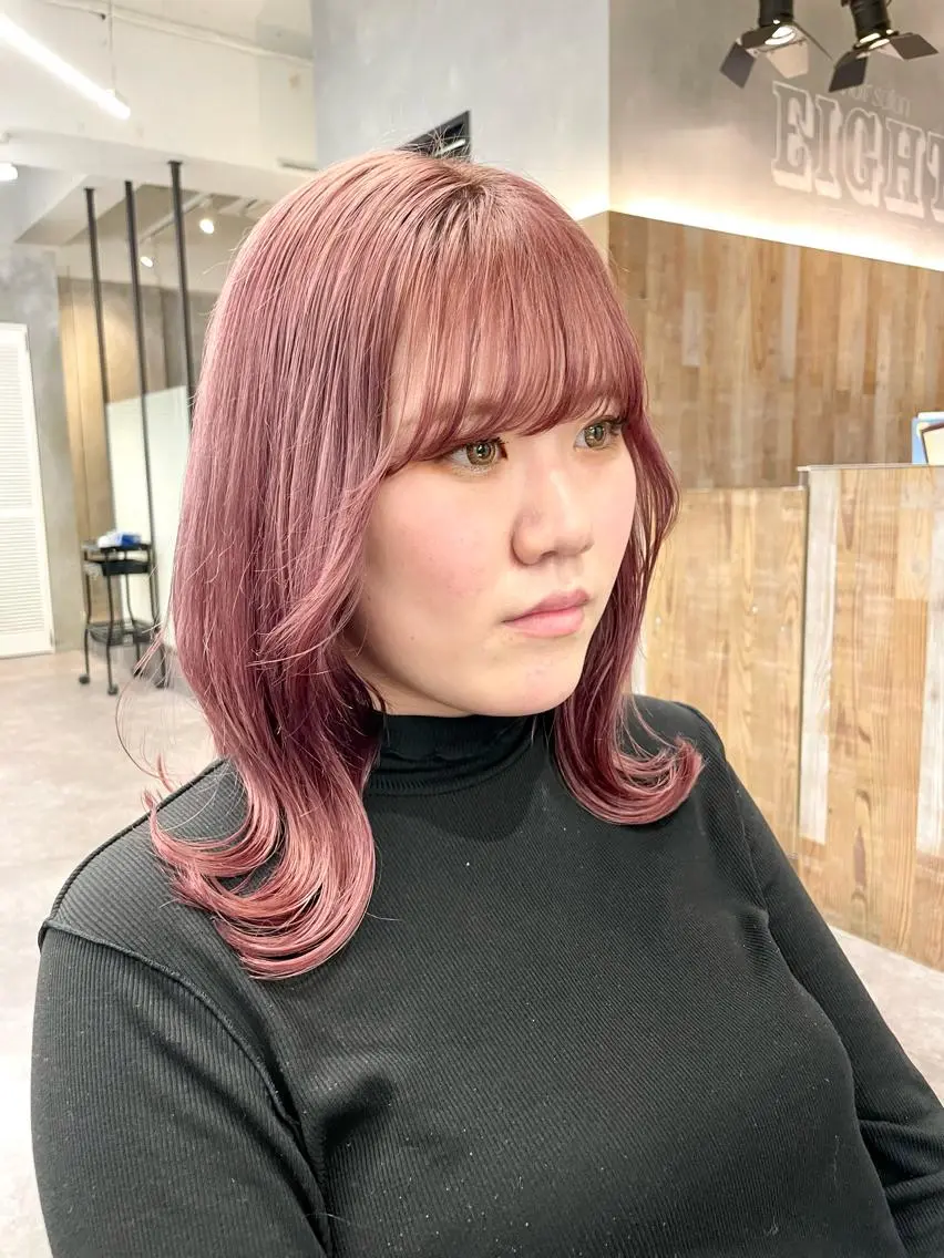 ミディアム カラー ヘアカラー トリートメント 色気レイヤー& ショートはお任せ🌟のヘアスタイル
