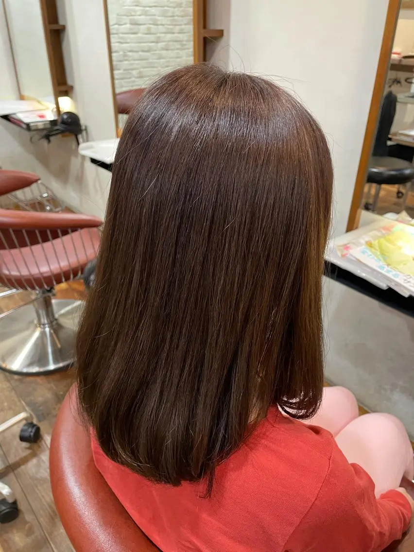 セミロング カット ヘアカラー 田野倉NEXT店 美髪ニストのヘアスタイル