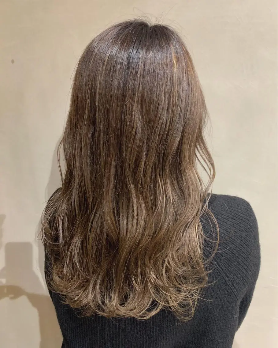 ロング カット 縮毛矯正 トリートメント 髪質改善、縮毛矯正 Core梅田茶屋町店のヘアスタイル