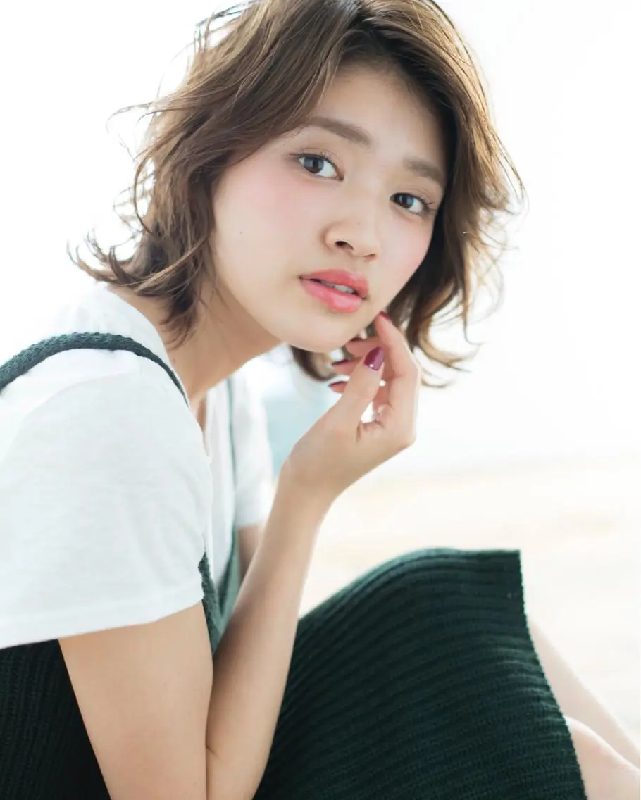 ショート ショートヘア 所渉/韓国レイヤー /ウルフカットのヘアスタイル