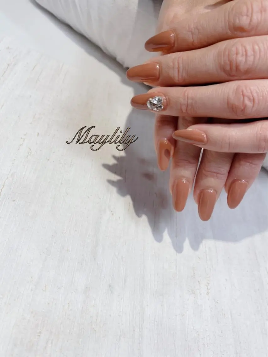 ネイル ワンカラーネイル Nail salon Maylilyのネイルデザイン