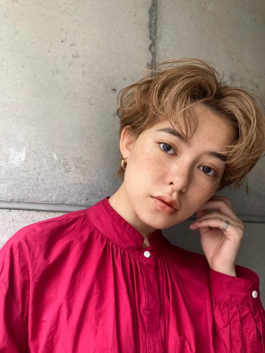 ショート ハンサムショート ショートヘア カット 新井 広樹のヘアスタイル