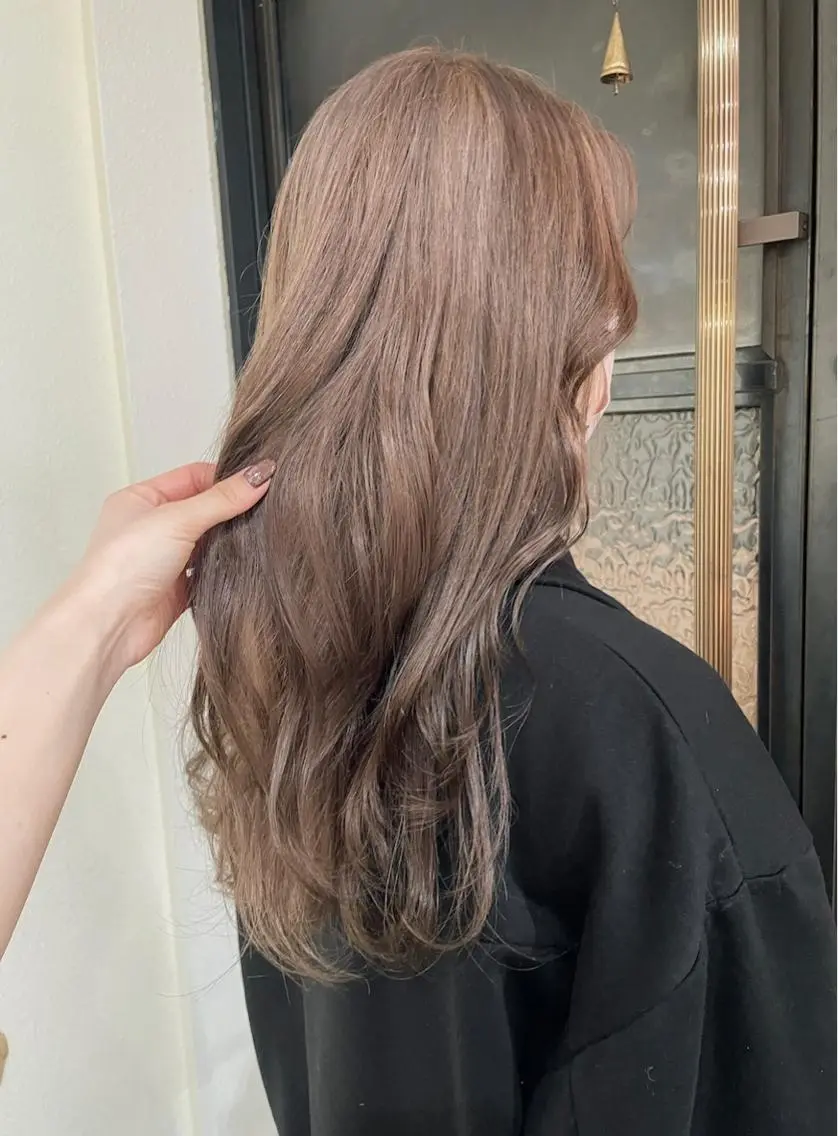 ミディアム カラー sand🎀 Ricoのヘアスタイル
