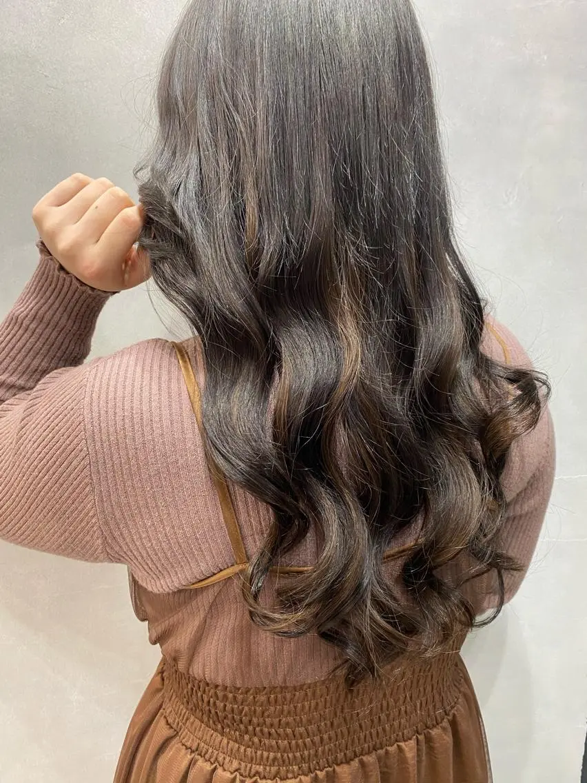 ロング カラー ヘアアレンジ FAAM Tsuneのヘアスタイル