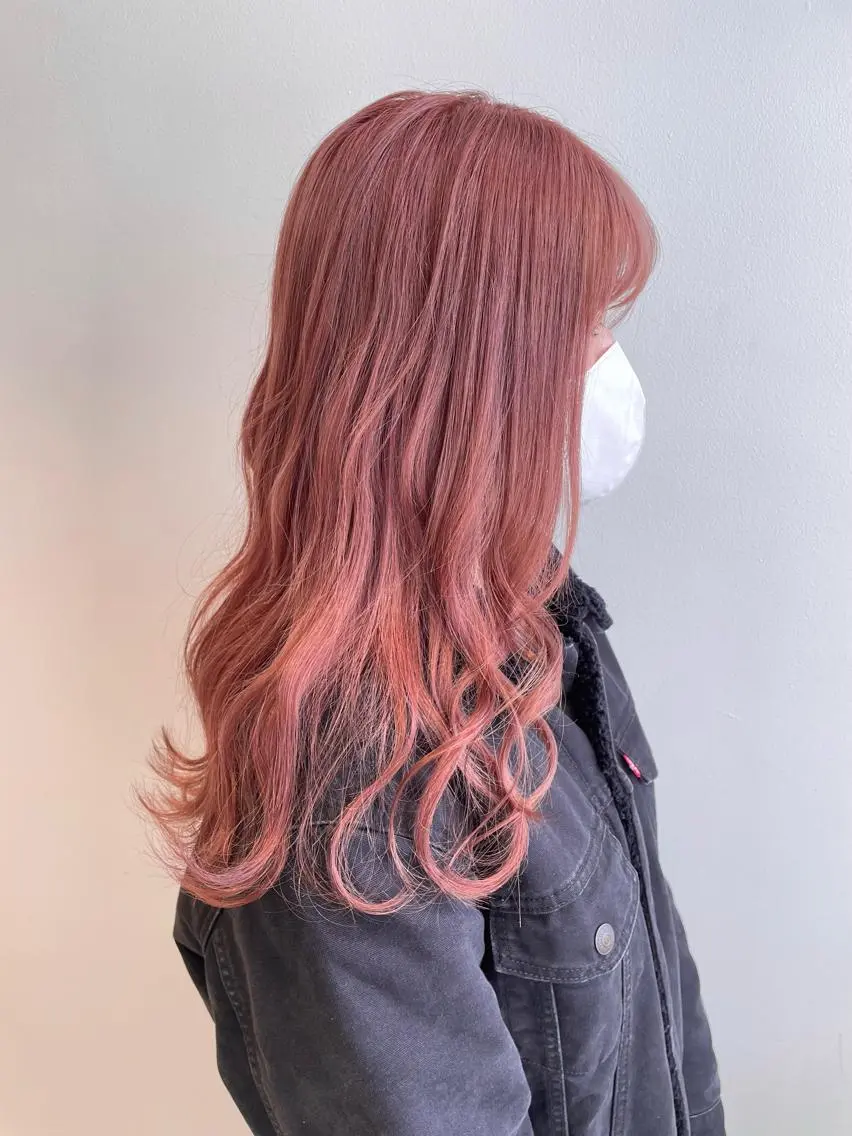 ロング カラー ヘアアレンジ ヘアカラー ayumi🌈 インナーカラー🌈のヘアスタイル