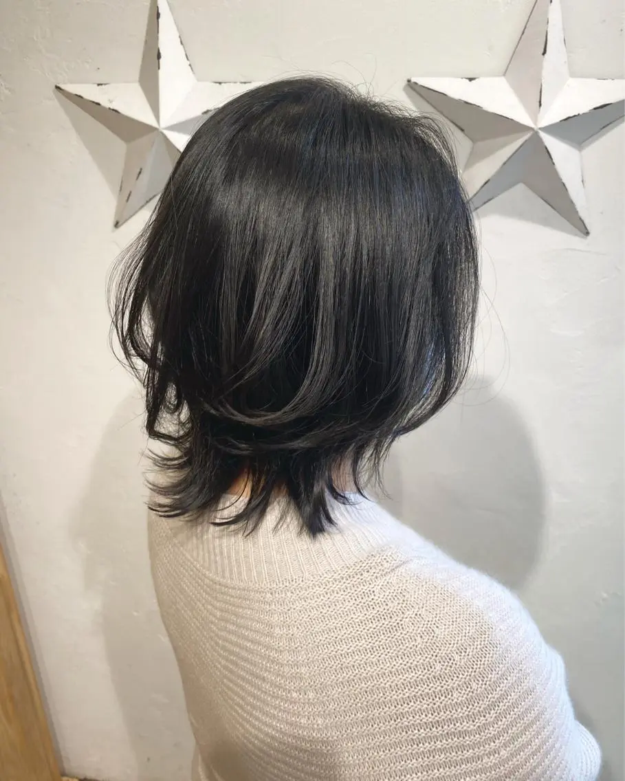 ミディアム 伊藤 光成のヘアスタイル