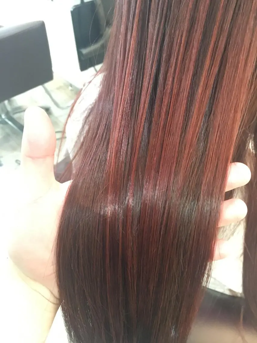 ロング カット ヘアカラー パーマ 縮毛矯正 トリートメント 松本 亮のヘアスタイル