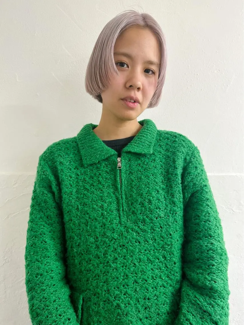 ショート カラー ヘアカラー ハイトーン特化サロン 代表 中谷蓮のヘアスタイル