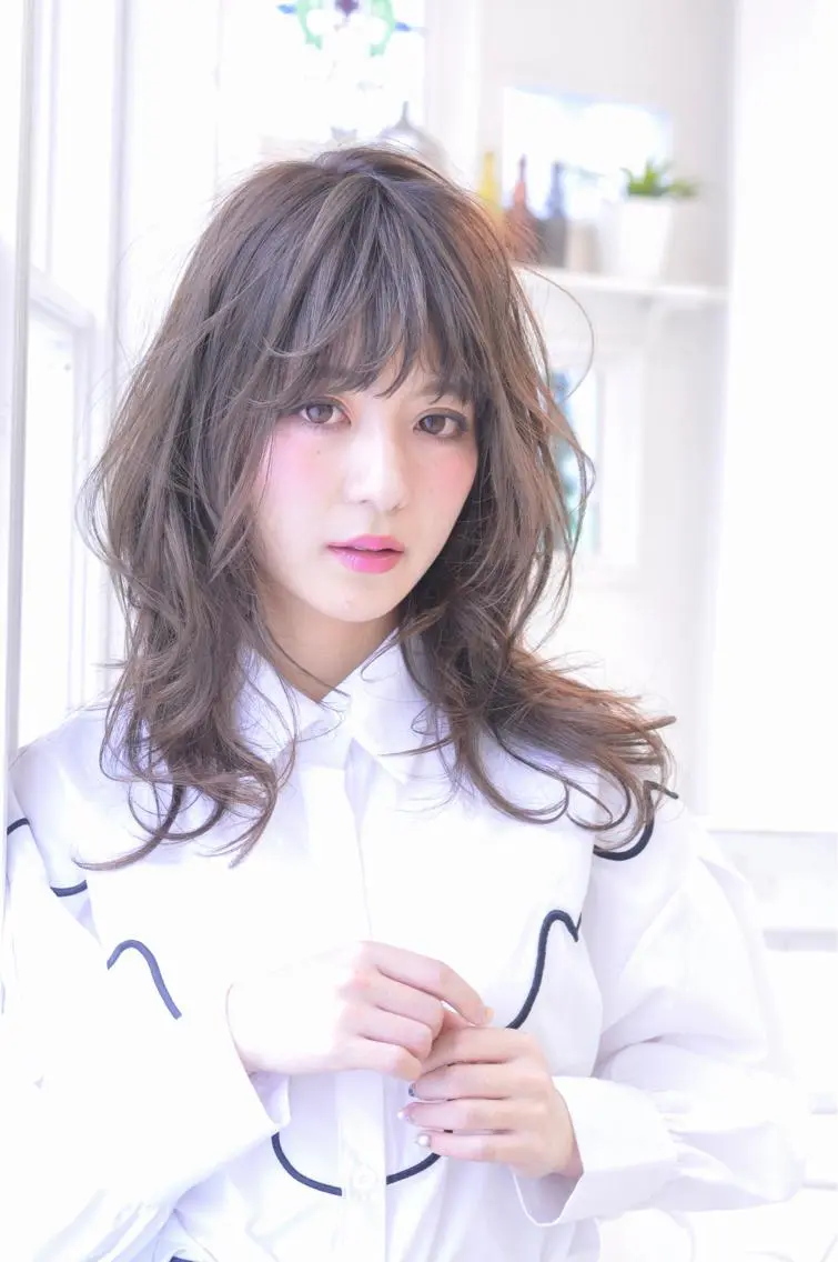 ミディアム 中田 敏明のヘアスタイル