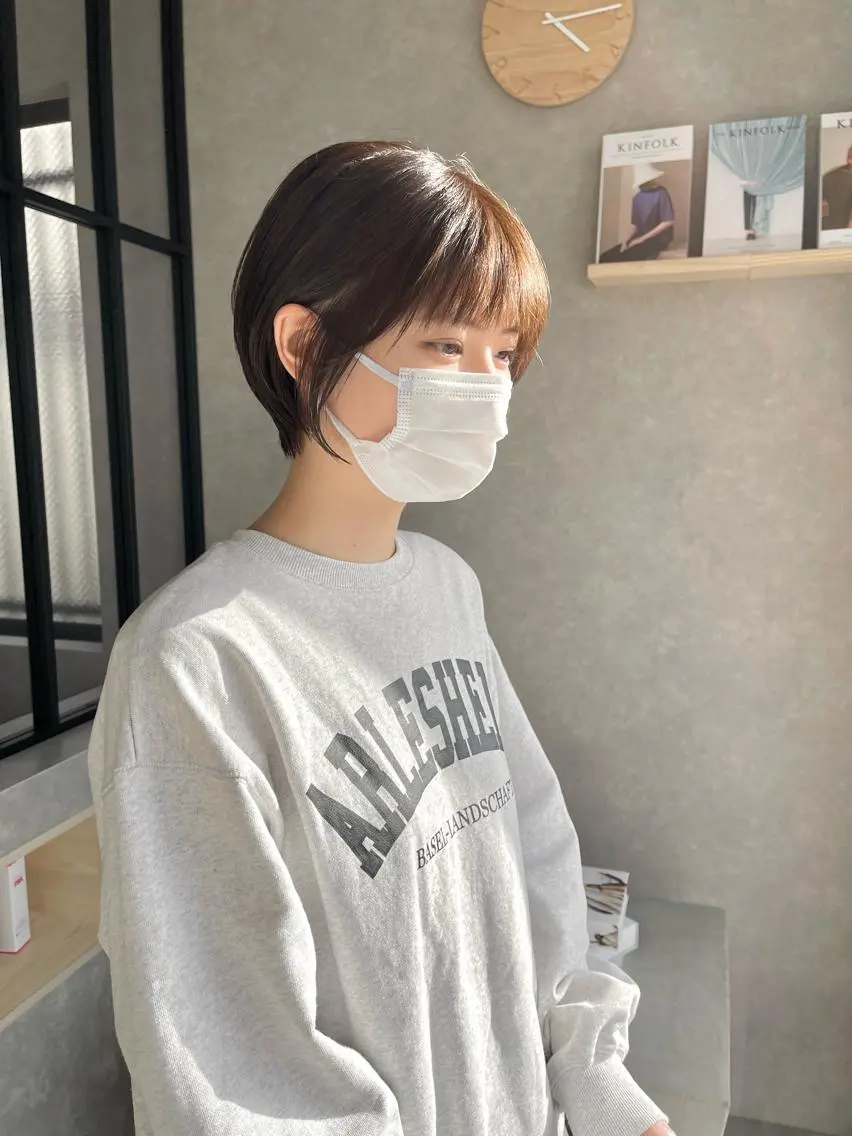 ショート カラー 一ノ瀬 暁のヘアスタイル