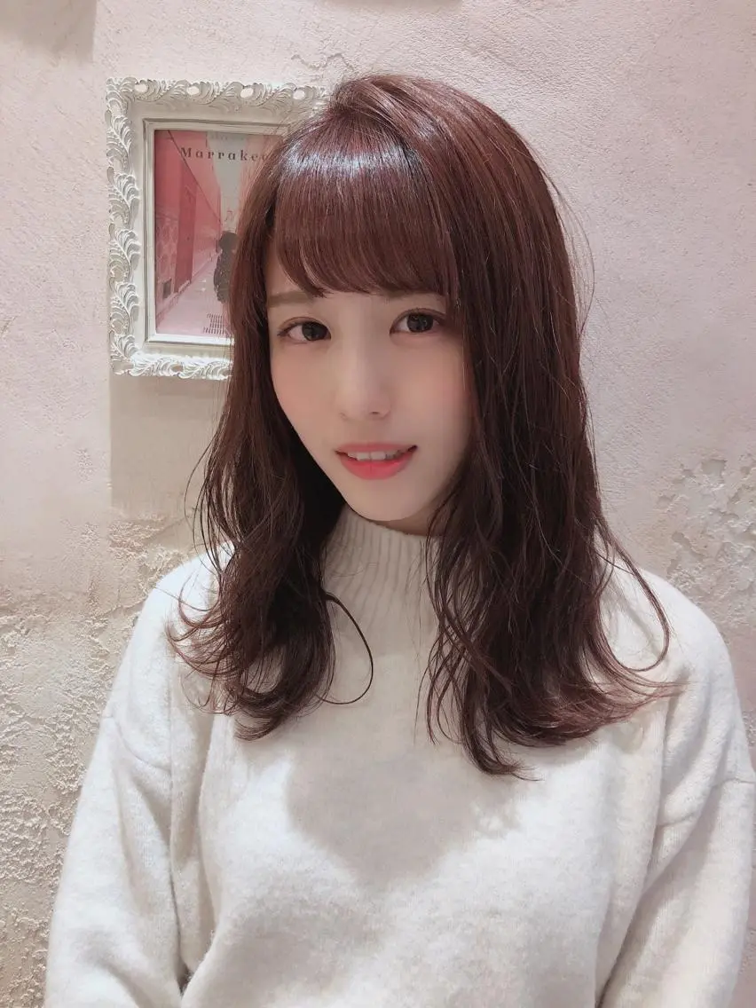 ミディアム カット ヘアカラー トリートメント 代表山口ひな 髪質改善のプロのヘアスタイル