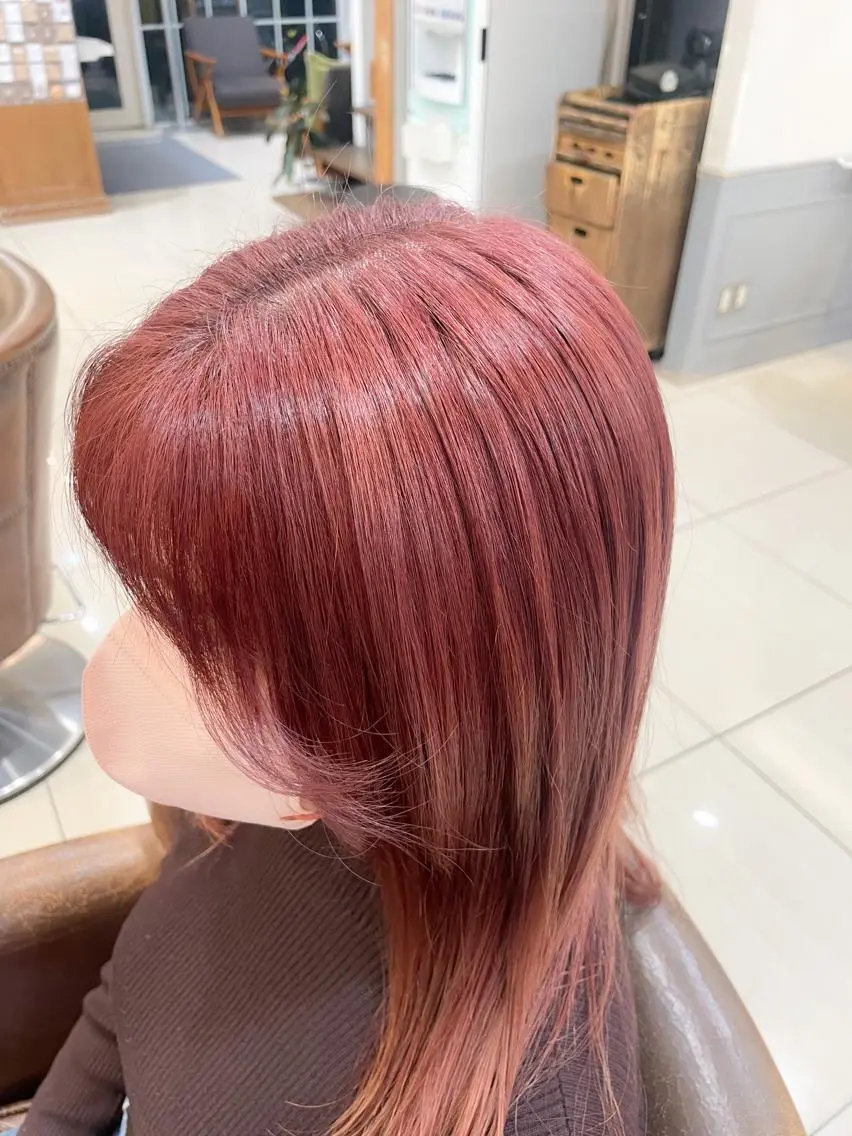 ミディアム カラー ハイトーンカラー ラベンダーカラー ピンクカラー ピンクラベンダー ヘアカラー ✨カラー支持No.1 🧸ワキ カナコ🧸のヘアスタイル
