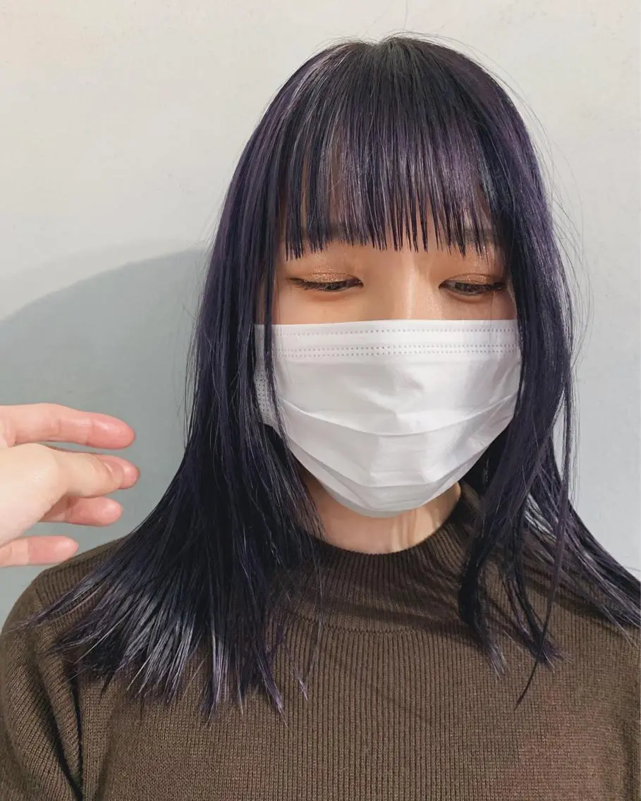 ロング カラー ボブパーマコテ巻き風 パーマNo1深江秀平のヘアスタイル