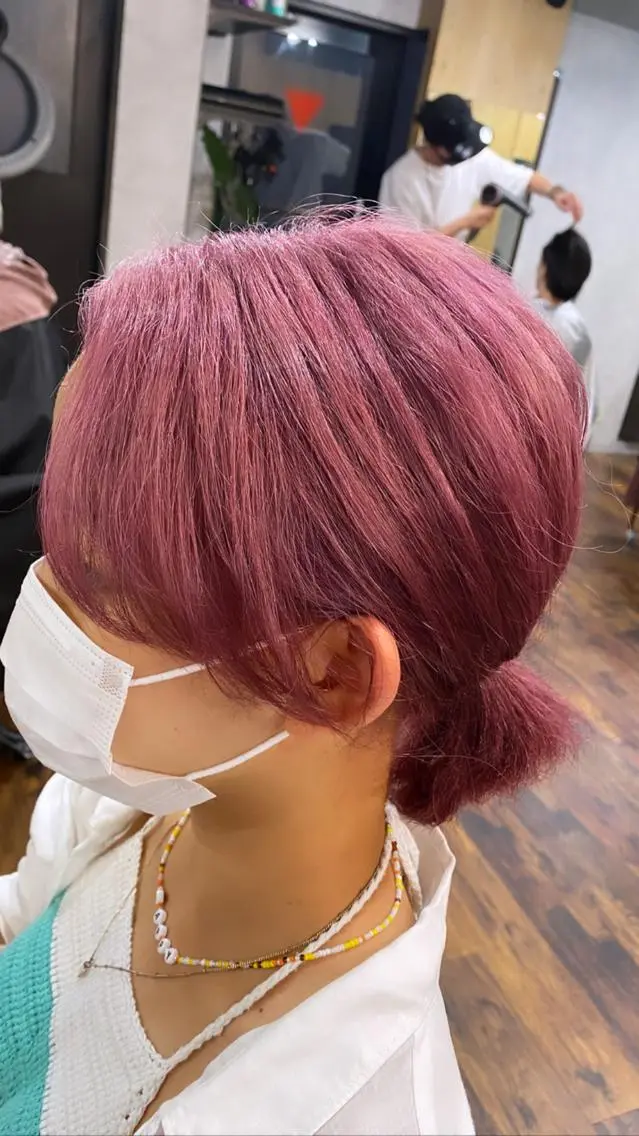 ミディアム カラー 髪質改善/レイヤー カット手塚奨のヘアスタイル