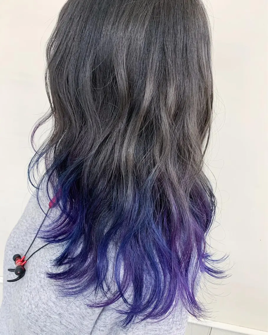 ロング カラー Shiho お洒落な エクステ♡ハイトーンのヘアスタイル
