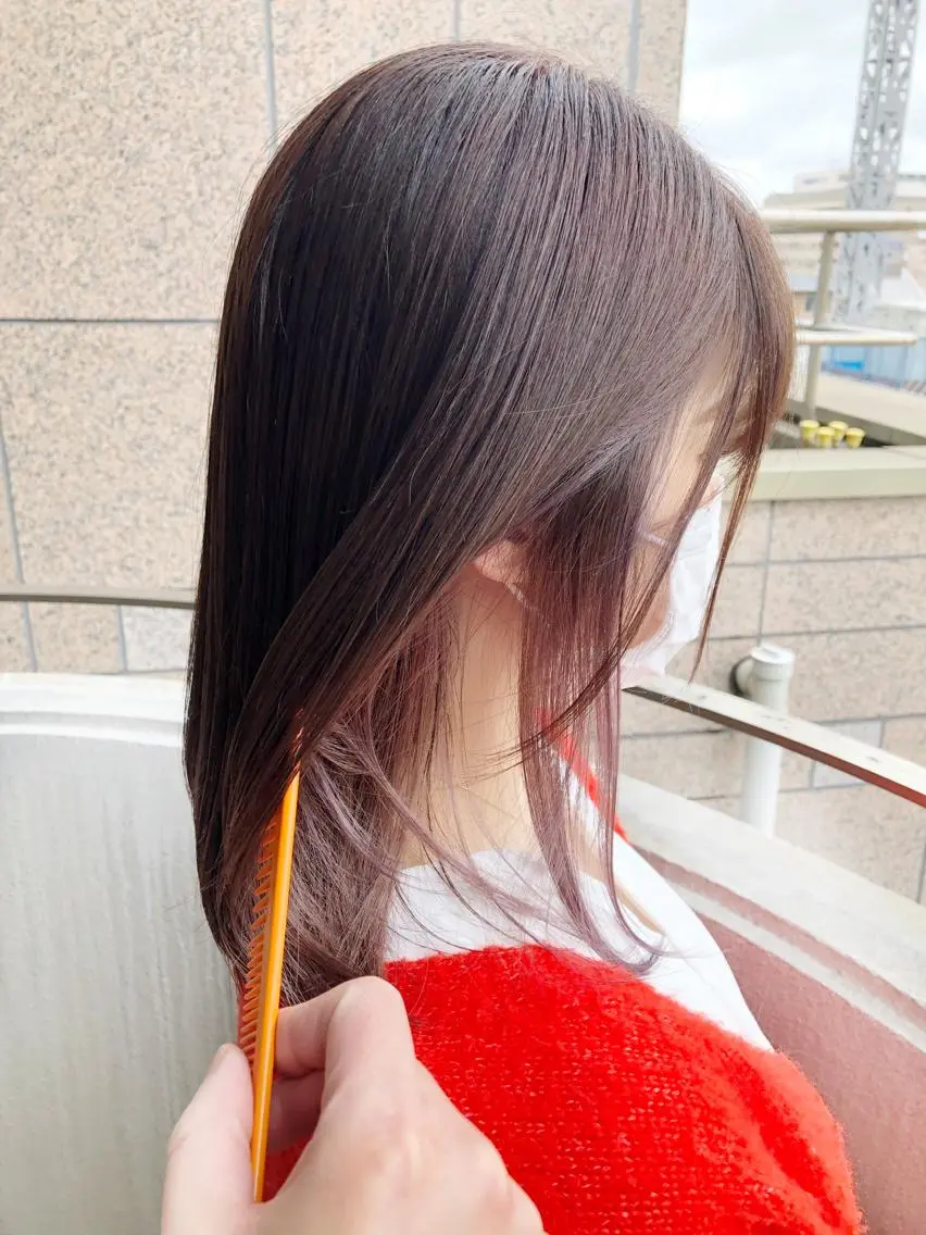 ミディアム カラーアンドケアリタ kitamuuuのヘアスタイル