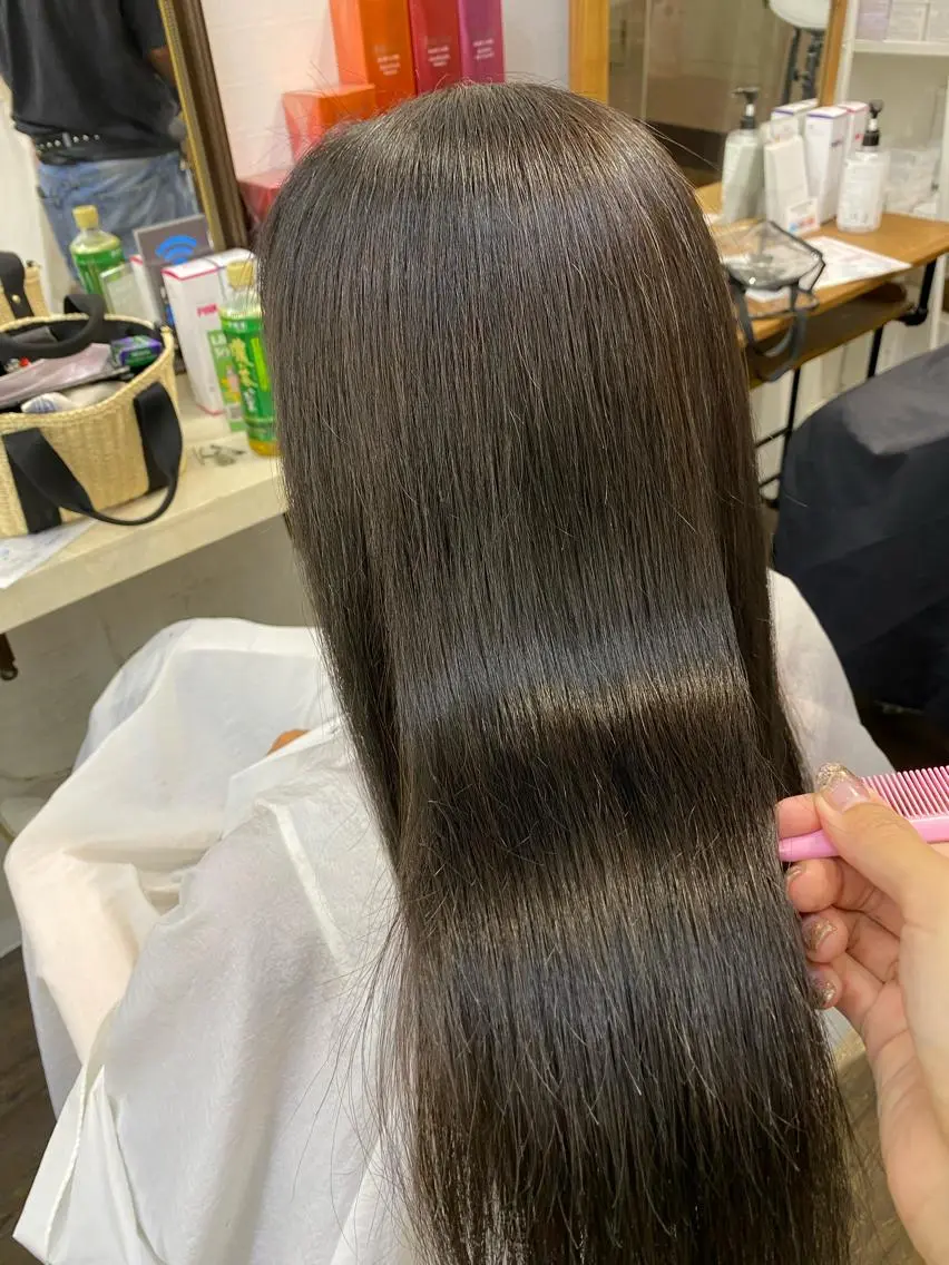 ロング IwAsh大和駅前店 河野亜里香のヘアスタイル