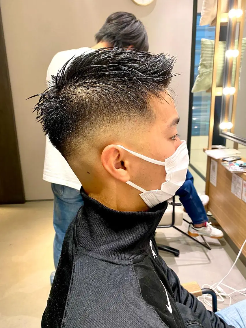 ショート メンズ unopulir 景山　凌のヘアスタイル