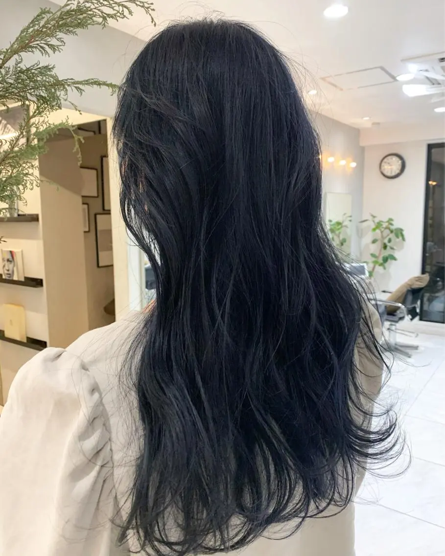 セミロング カラー ブリーチ 透明感カラー ブリーチなしカラー チバ タクミのヘアスタイル