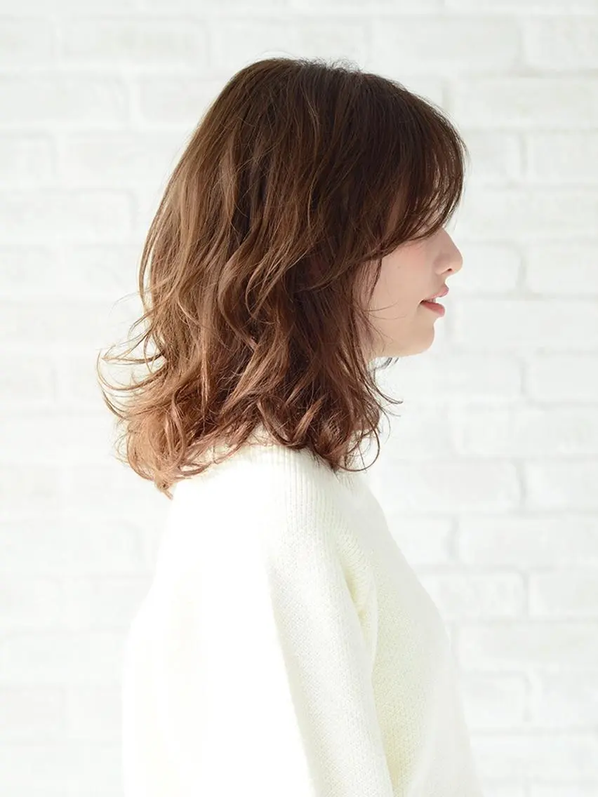 ミディアム カラー パーマ ショート/ボブ オオタダイスケのヘアスタイル