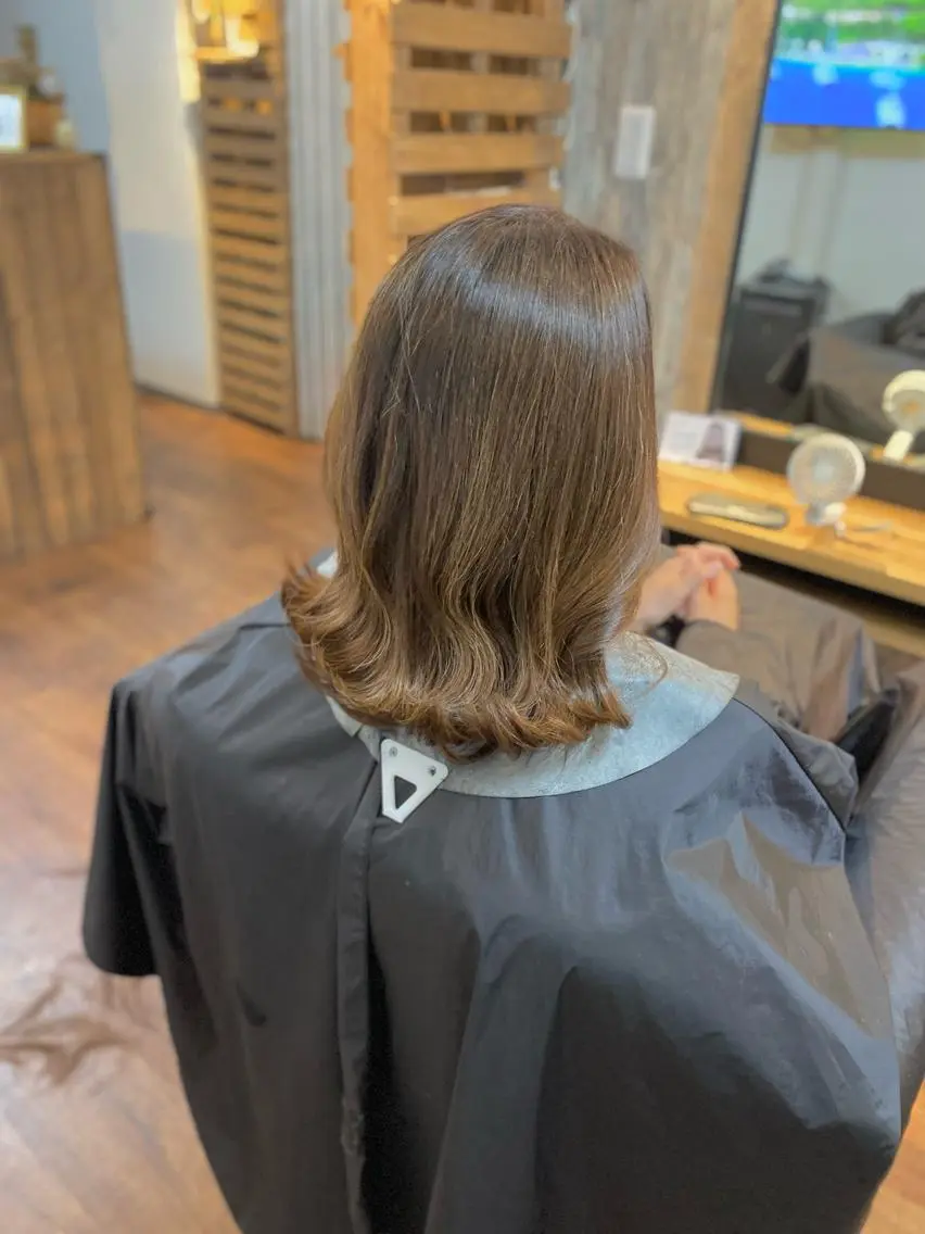 ミディアム カラー ヘアカラー Luzir⭐︎ GEN⭐︎のヘアスタイル