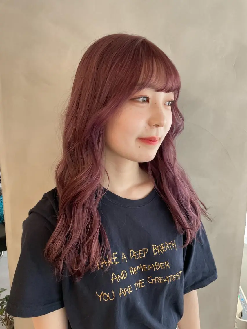 ロング カラー 🪞透け感&韓国ヘア 🪞honokaのヘアスタイル