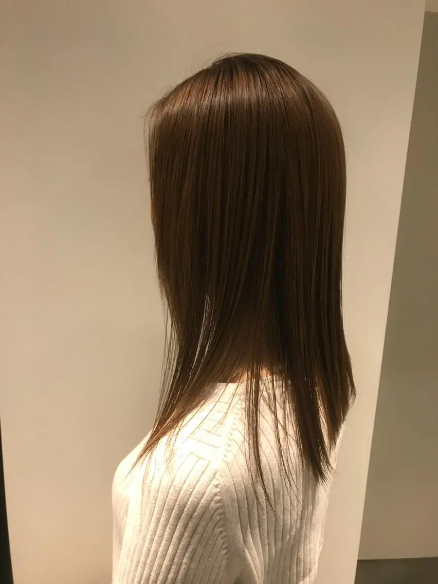 ロング カラー 縮毛矯正 トリートメント 🔹TOMO🔹 圧倒的経験値🔹のヘアスタイル