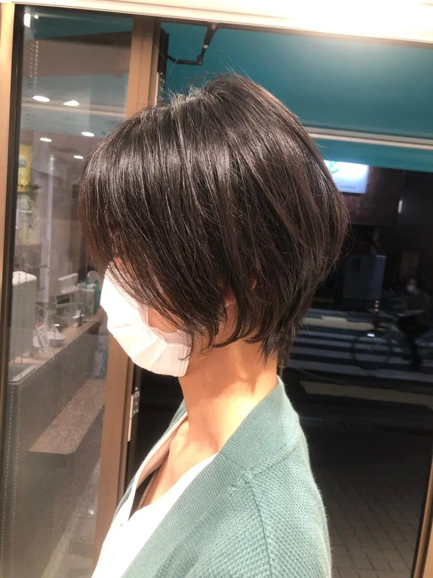 ショート カット ヘアカラー トリートメント 大人女性のショート ・ボブ✂︎沼尻典祥のヘアスタイル