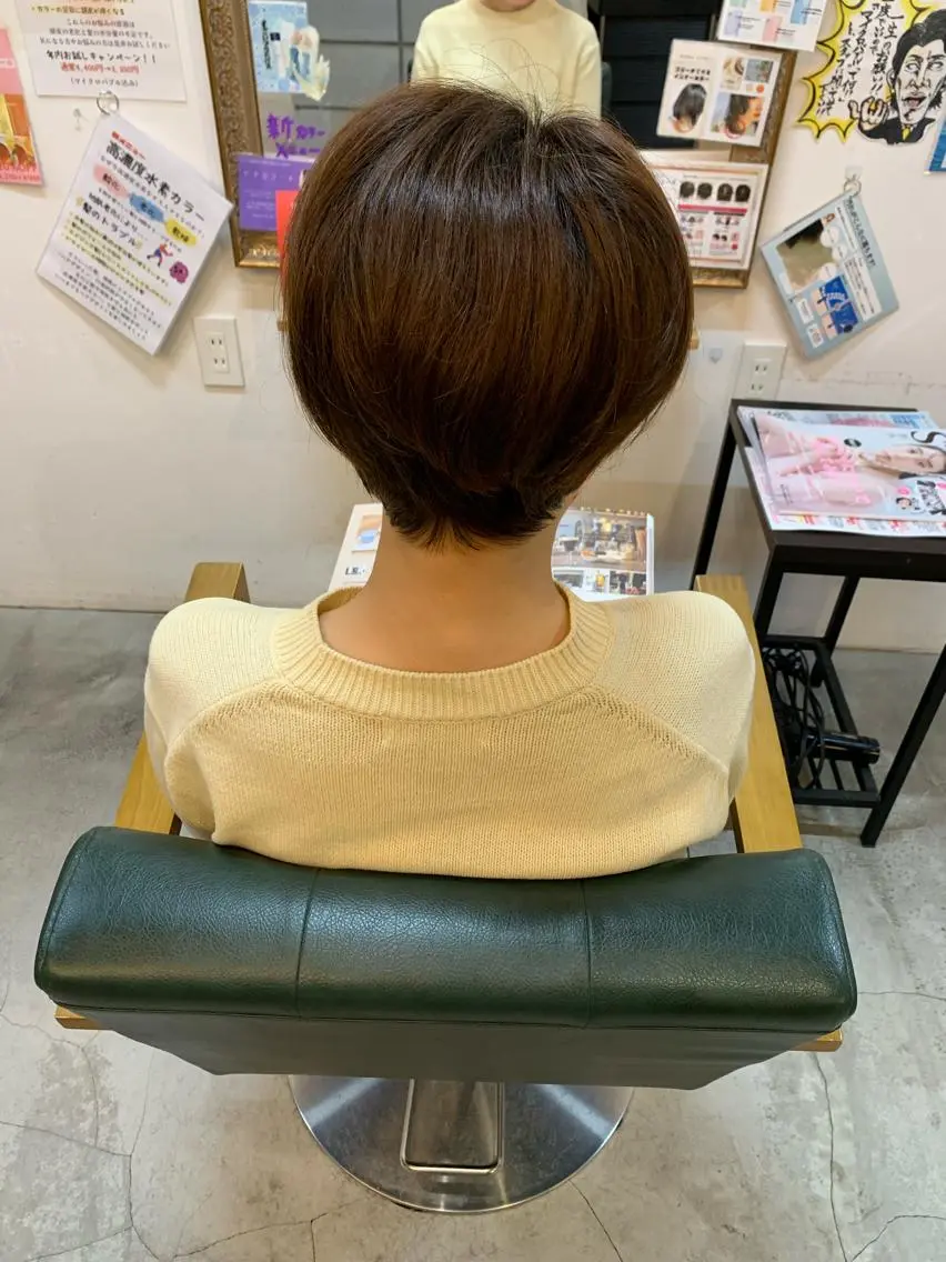 ショート カラー カット ヘアカラー トリートメント HARUKI🌸笹塚 インナーカラーのヘアスタイル