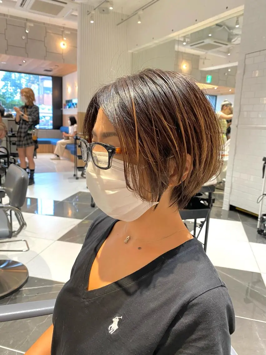 ショート カラー ショートヘア 谷合 貴志のヘアスタイル
