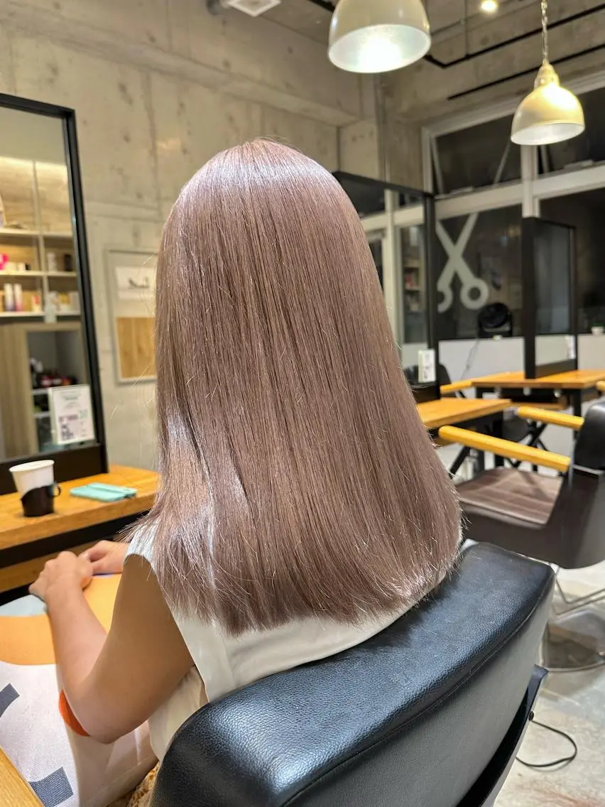 カラー カット ヘアカラー トリートメント ✂︎ 艶カラー /透明感カラーのヘアスタイル