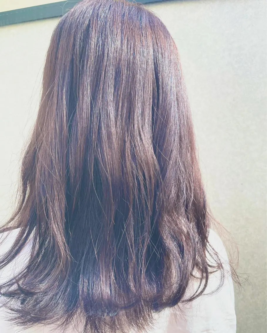 ミディアム カラー ヘアアレンジ 吉田 瑛美のヘアスタイル