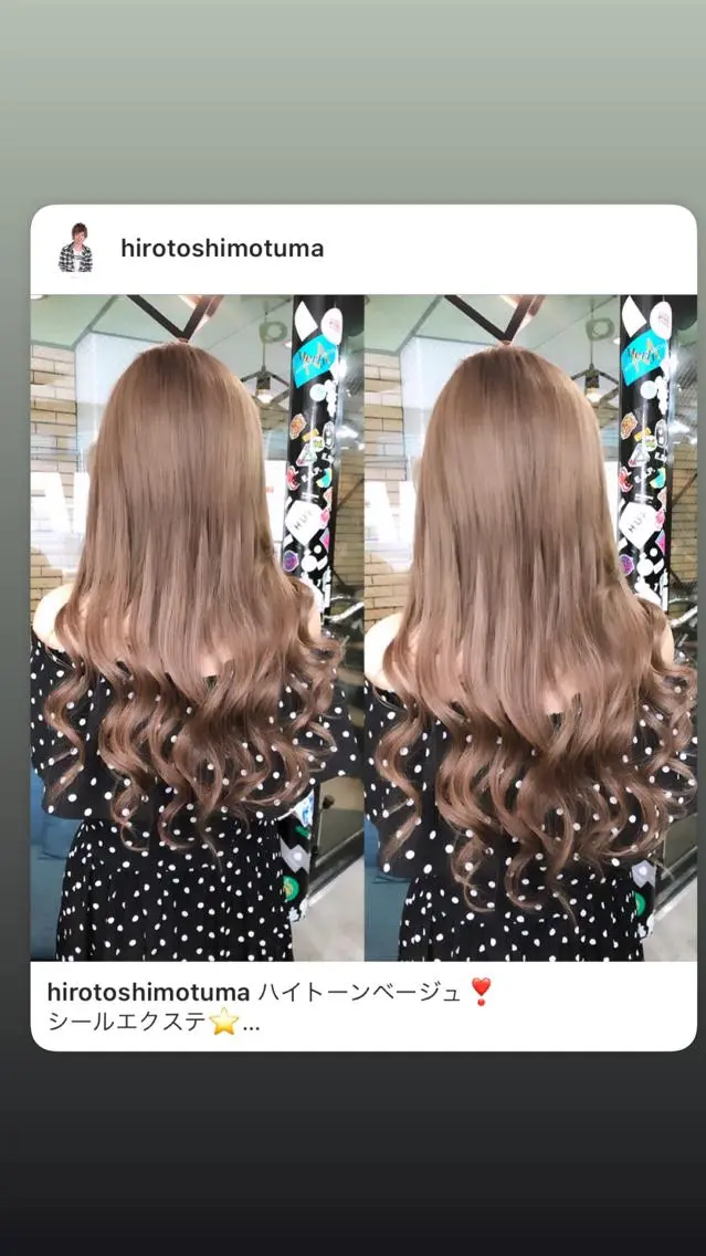 ロング カラー ヘアアレンジ シールエクステ ベージュカラー ハイトーンカラー ハイトーンベージュ エクステ レイヤー/エクステ alpha下妻のヘアスタイル