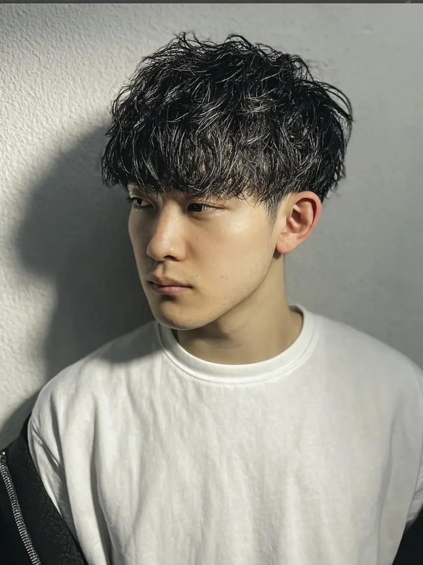 ショート カット パーマ 🪽men’sカット 🪽パーマ🪽丸田のヘアスタイル
