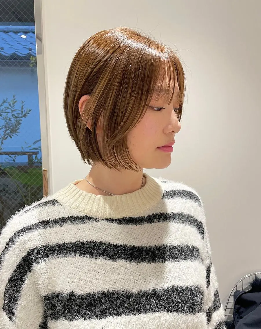 ショート ショートボブ ボブ ショートヘア bloom yumaのヘアスタイル